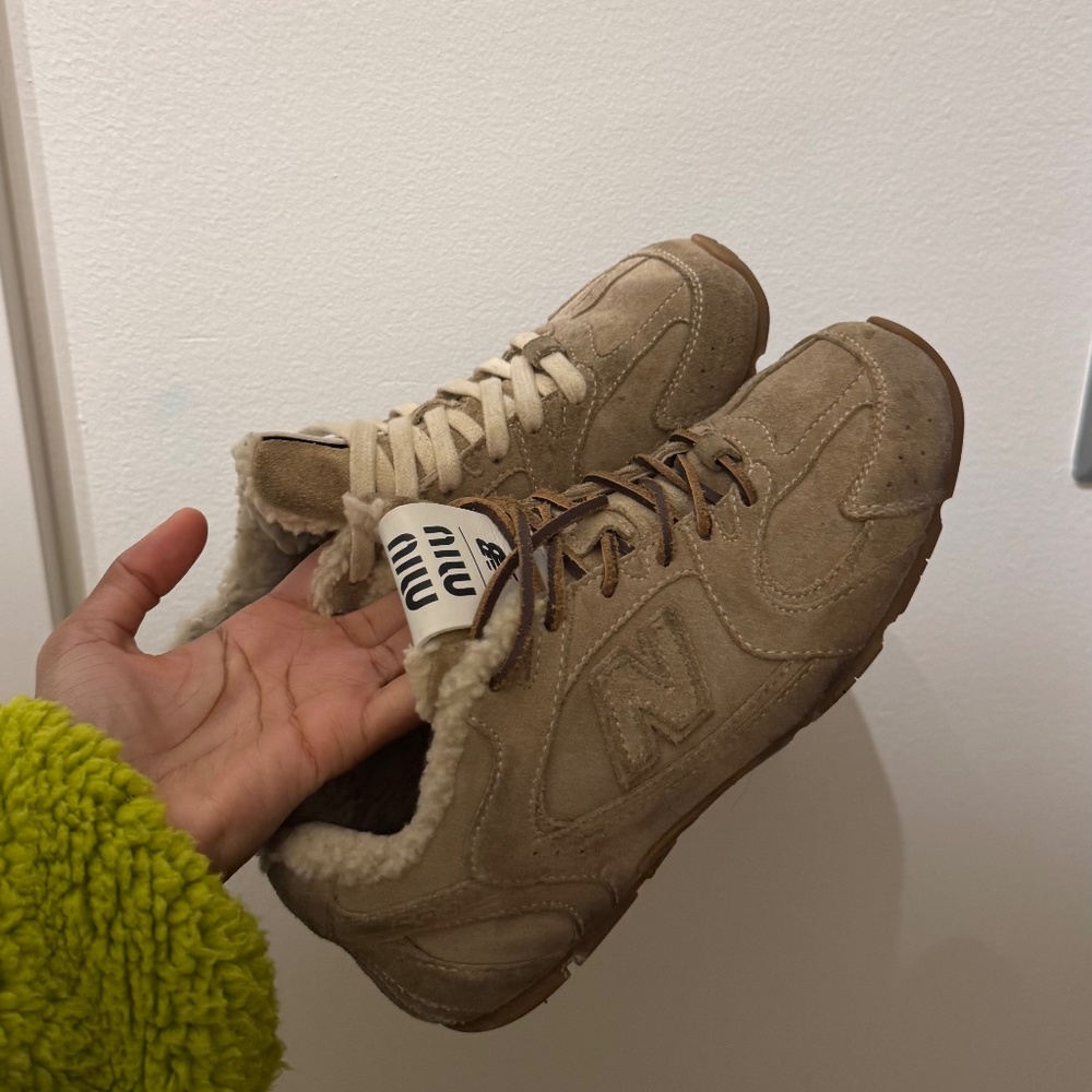 Authentic Miu Miu x New Balance Sneakers Size 35